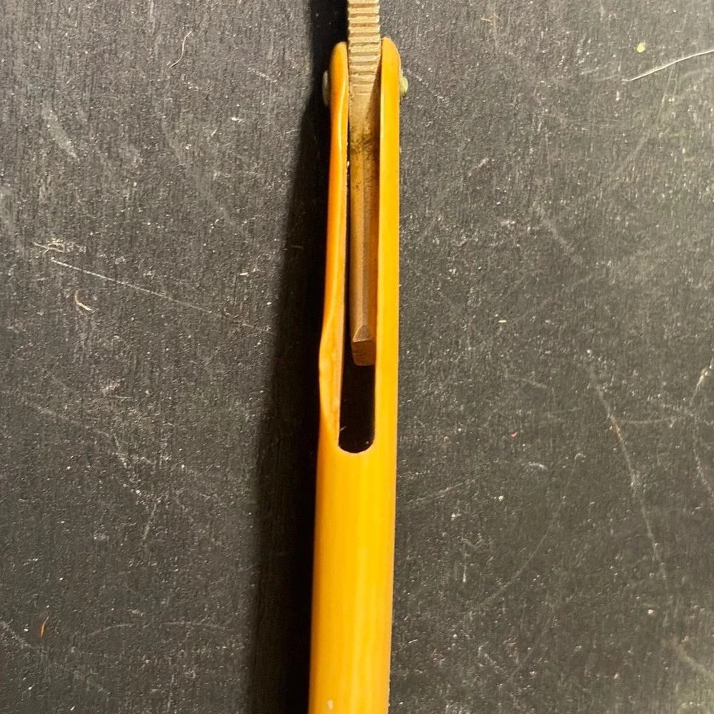 Vintage 1911 Patent Straight Razor Butterscotch Handle Made in USA Antique